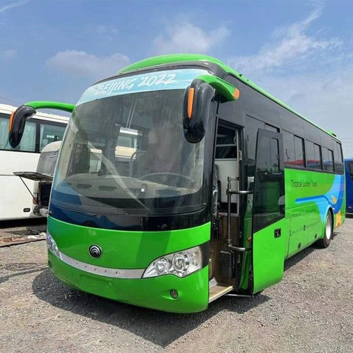 Refurbished 47 Seats Diesel Luxury Coach Bus with RHD and Engine Model YC6J245-30