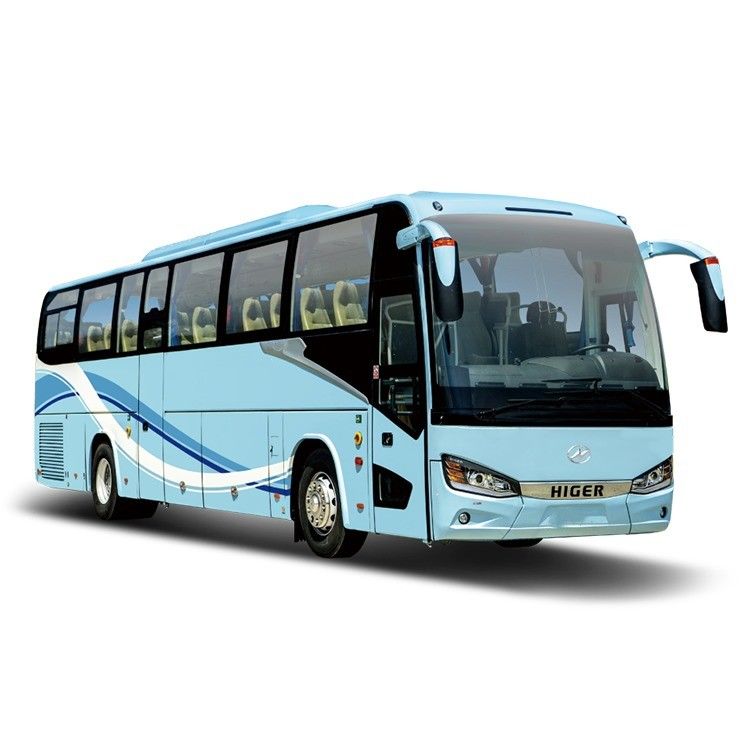 50 Seater Diesel Luxury Coach Bus with Comfortable Seats and Distinctive Color Design