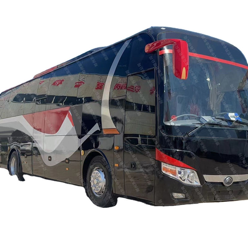 3300mm Wheel Base Used Coach Bus Manual Transmission Type Good Condition LHD 47 Seater