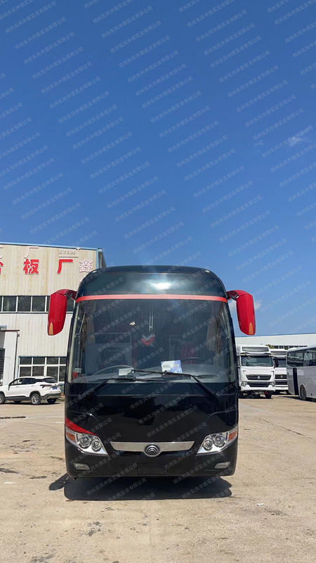 3300mm Wheel Base Used Coach Bus Manual Transmission Type Good Condition LHD 47 Seater