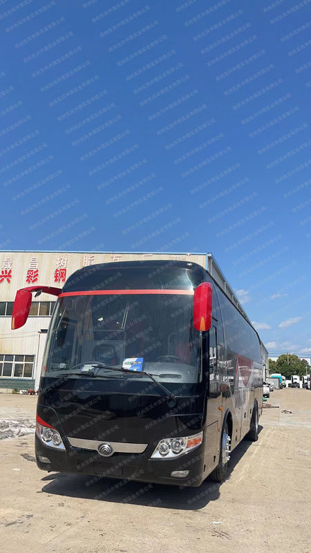 3300mm Wheel Base Used Coach Bus Manual Transmission Type Good Condition LHD 47 Seater