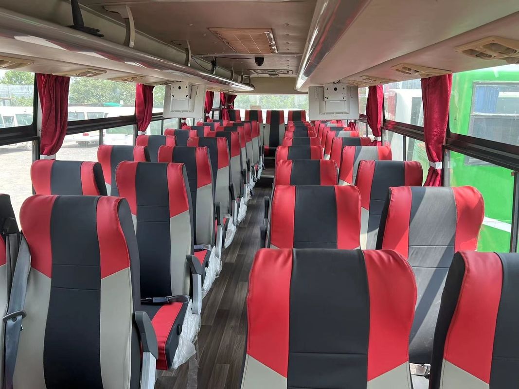 Right Hand Drive Used Coach Bus Diesel Luxury Bus with Power Steering 5.5T/11T Axles