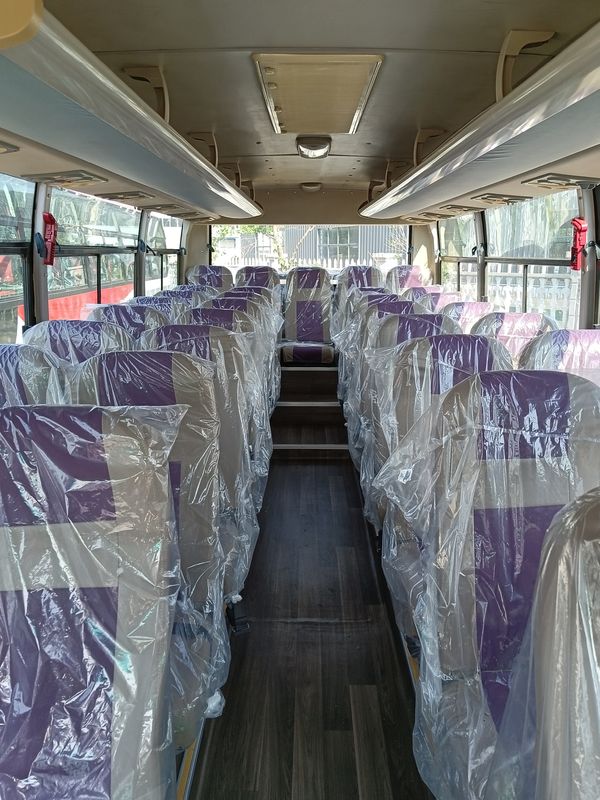 Luxury Coach Bus 35-40 Seats Diesel Fuel Type Suitable for LHD or RHD