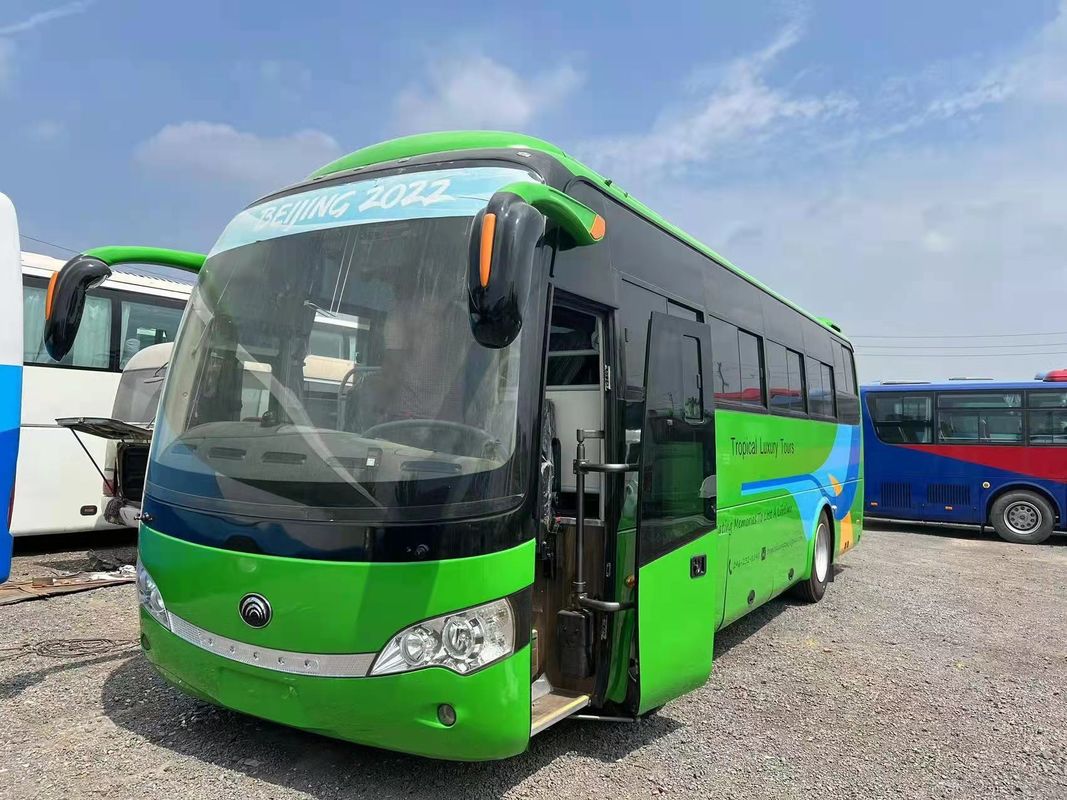 38 Seater Used Luxury Diesel LHD Coach Bus with 11/13 Springs and Weichai Engine
