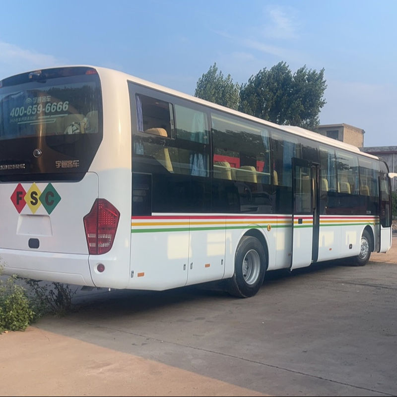 Used Coach Bus LHD 54 Seater Second Hand City Passenger Bus with Manual Transmission