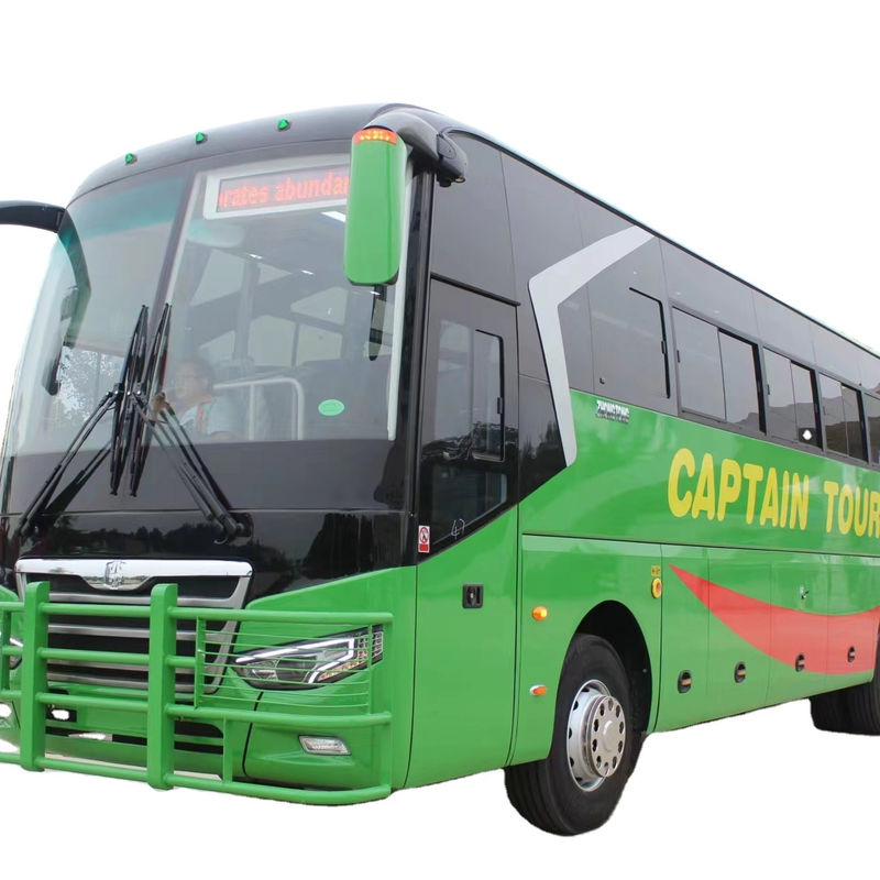 Vintage Diesel RHD Zhong Tong 75 Seats Passenger Coach Bus with Automatic Transmission