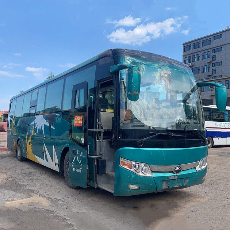 63 Seat Used Coach Tourist Bus 2022 Refurbished Luxury Coach Bus with AC Equipped