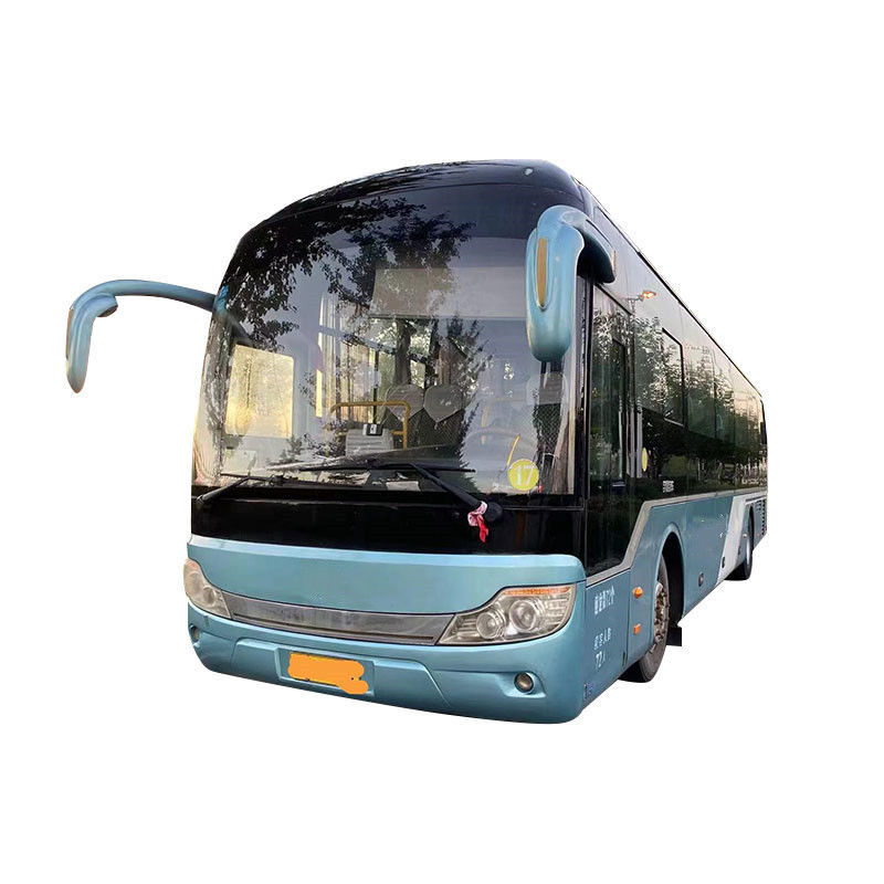 Left Drive Used Coach Bus with Yuchai Engine and Manual Transmission in Good Condition