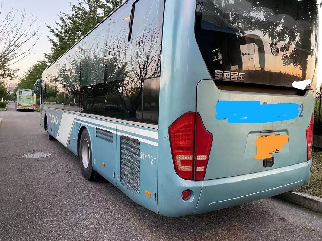 Left Drive Used Coach Bus with Yuchai Engine and Manual Transmission in Good Condition
