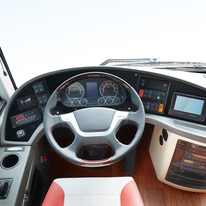 Highly Integrated Anaki 11M 47 Seats Electric Coach Bus A6 Series Max.speed 100km/h