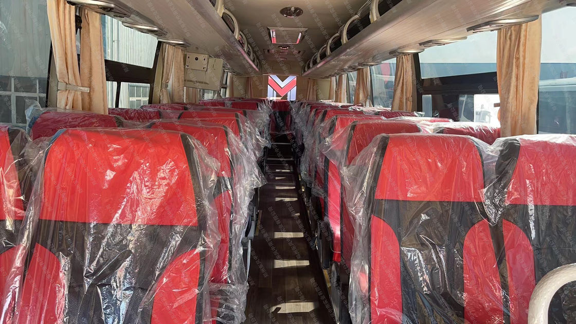 Used Coach Bus with Gross Vehicle Weight of 14660kgs Tourist Luxury and Power Steering