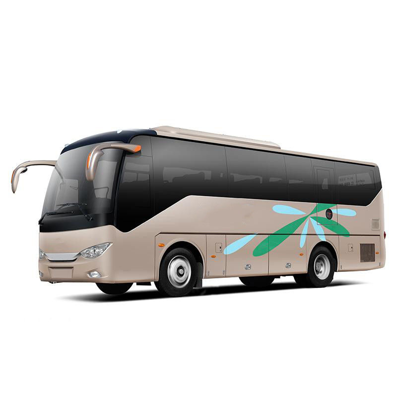 12m Public Transportation Bus 50 Seater LHD Luxury Coach Bus with Leaf Spring Suspension