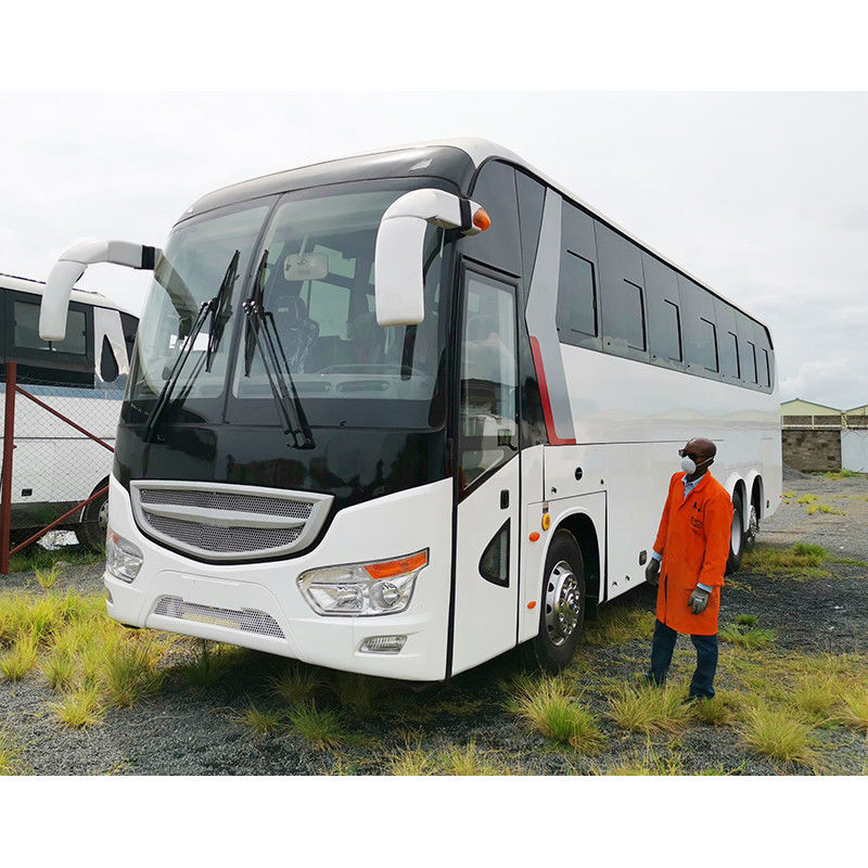 59 Seats Luxury Coach Bus for Public Transportation Diesel Fuel Type and Reading Lamp