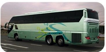 60 Seater Luxury Model Coach Bus with Dongfeng Dona Axle and 298/80R22.5 Tyres at Best