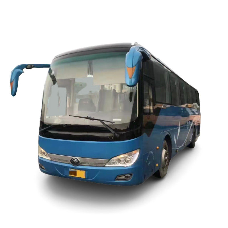 Used Cng Diesel Left Hand Drive Blue 12m Coach Buses 31-50 Seats and 2340mm Rear Overhang
