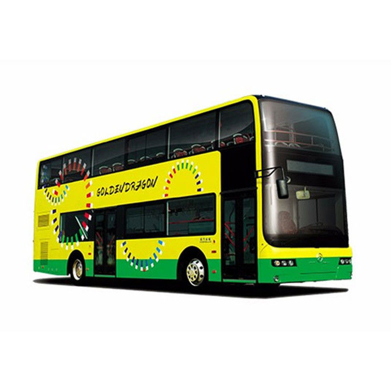 Double Decker Luxury Coach Bus with 65 Seats and 14.5x2.55x3.9m Body Size
