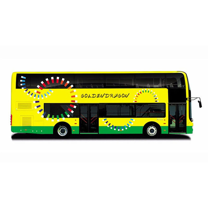 Double Decker Luxury Coach Bus with 65 Seats and 14.5x2.55x3.9m Body Size