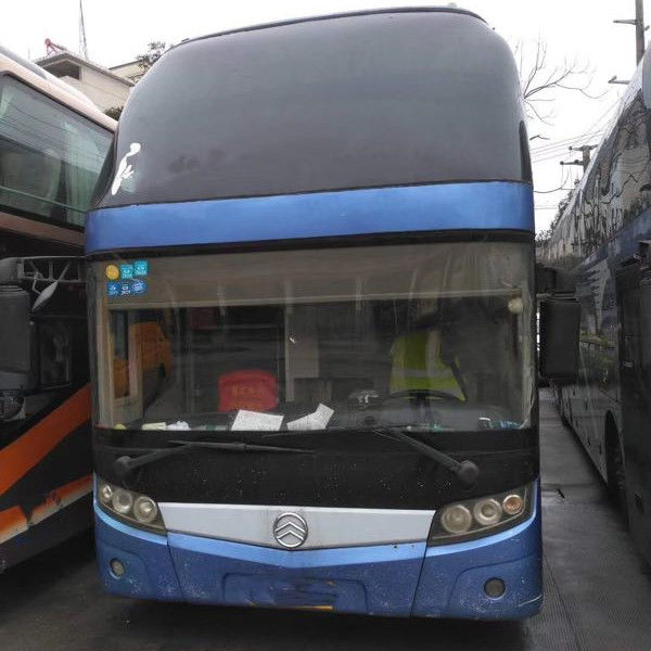 11m Used Double Decker Buses with 60 Seats and Left Side Steering Wheel at Affordable