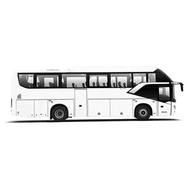 Affordable 12m 60 Seater Luxury Coach Bus with Water Dispenser Refrigerator Toilet