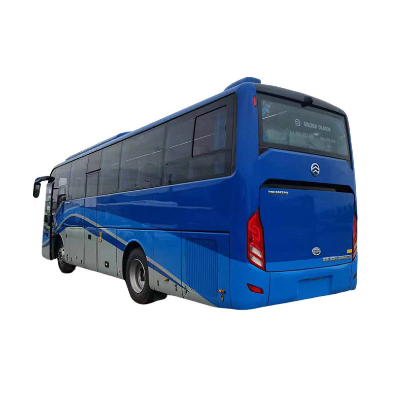 Manual Transmission Type 9m Blue Luxury RHD Diesel 35seats Coach Bus for Group Travel