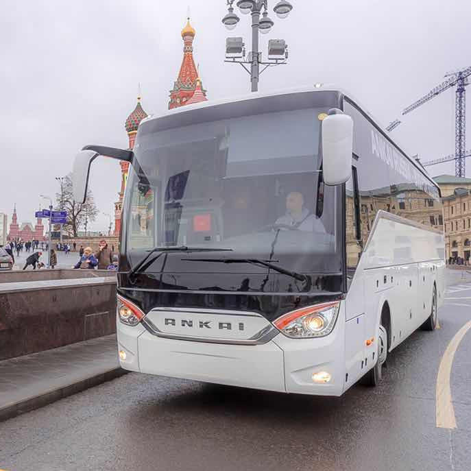 Good 51 Seats Diesel Buses Coaches for Public Bus Euro 5 Emission Standard