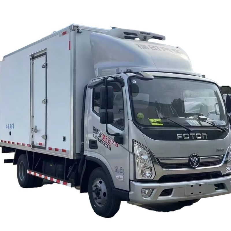 Foton Refrigerated Truck For Fresh Live Fish And Frozen Products Custom's Requirement
