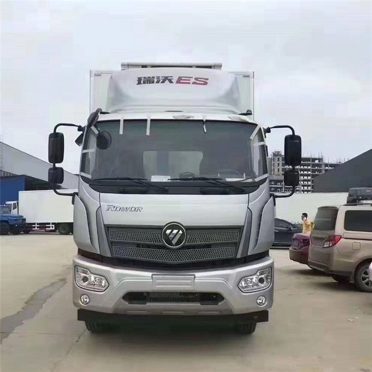 Foton Refrigerated Truck For Fresh Live Fish And Frozen Products Custom's Requirement