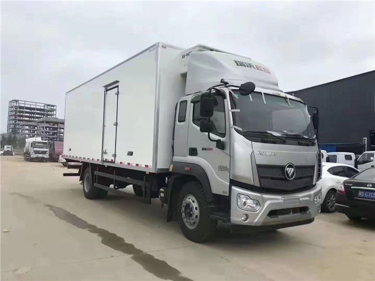 Foton Refrigerated Truck For Fresh Live Fish And Frozen Products Custom's Requirement