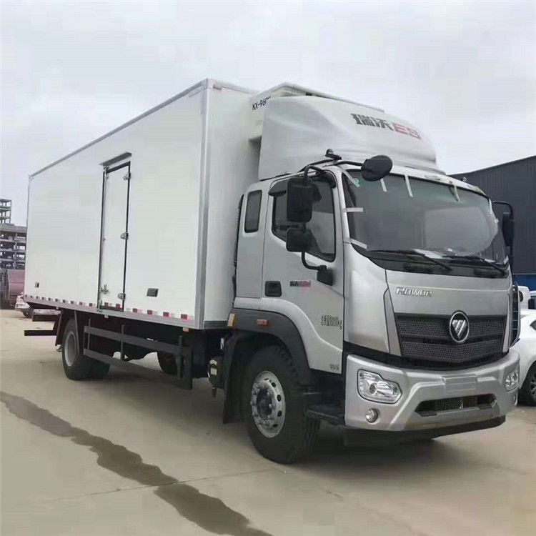Foton Refrigerated Truck For Fresh Live Fish And Frozen Products Custom's Requirement