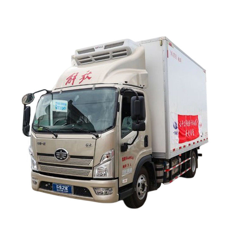 1-10T Capacity Professional Jiefang Refrigerated Truck For Fresh And Frozen Products