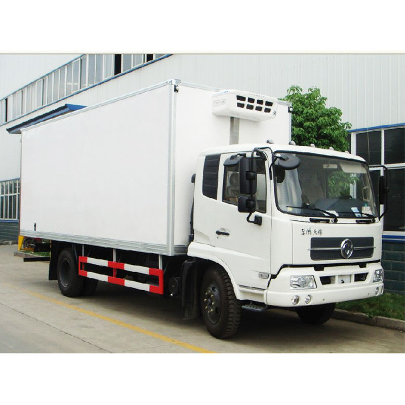 Custom's Requirement 130hp 4x2 Refrigerated Truck For Ice Cream Delivery And Food Cooling
