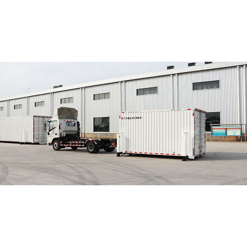 Isuzu 4*2 Container Cargo Van Box Truck Swap Body Detachable Body Trucks And 150 250hp