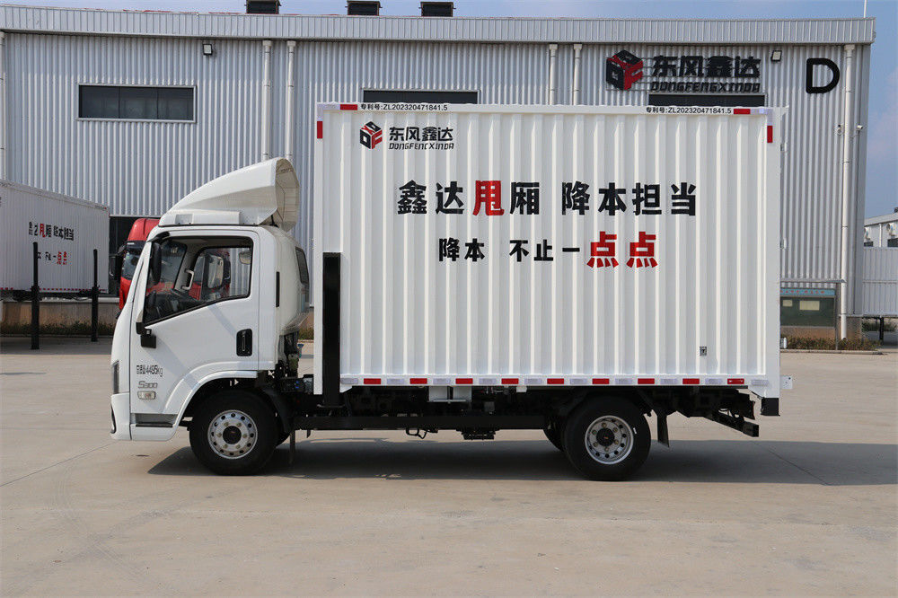 Isuzu Diesel 4*2 Medium Van Cargo Truck With Detachable Body And Hydraulic Outriggers