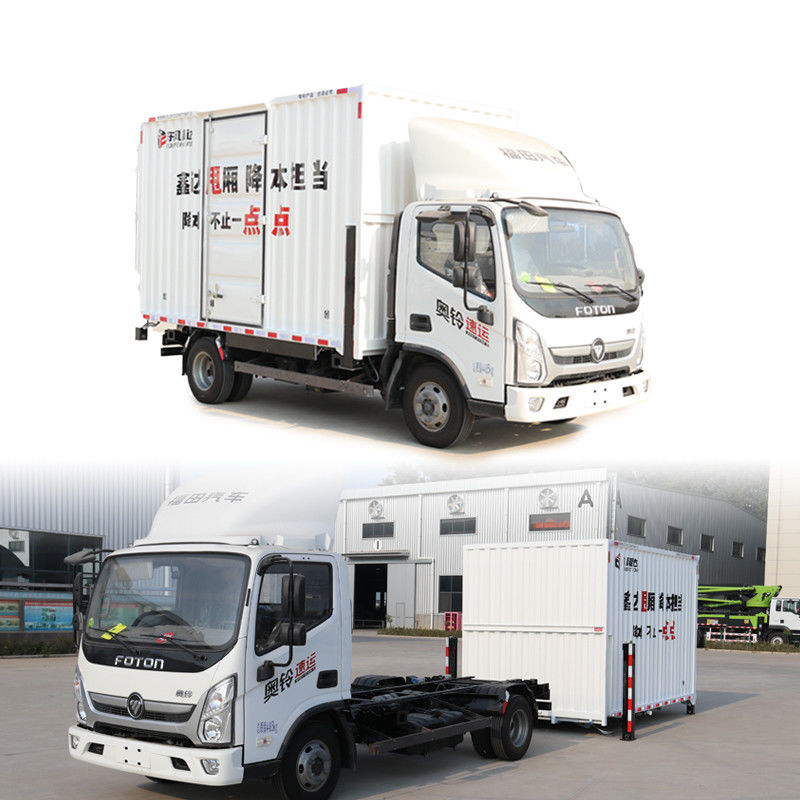 Foton 19CBM Cargo Van Truck With Single Row Seat Rows And 1000-1500Nm Maximum Torque