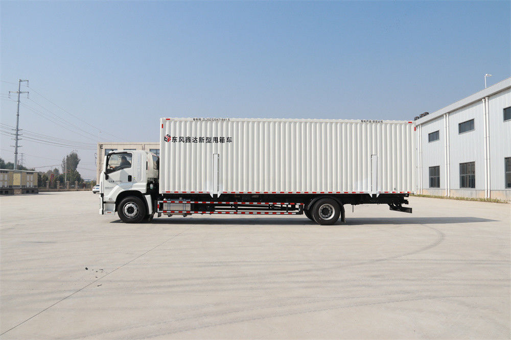 Customization Isuzu 4*2 204hp 9.6m 59cbm Detachable Swap Body Van Cargo Truck