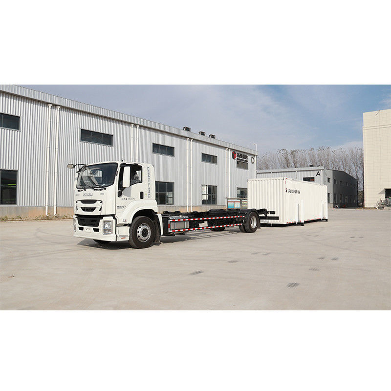 Van Cargo Tank Type Isuzu 4X2 Demountable Swap Body Dry Container Truck