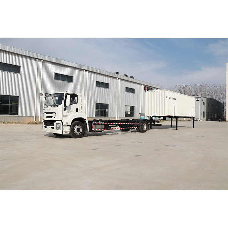 Van Cargo Tank Type Isuzu 4X2 Demountable Swap Body Dry Container Truck