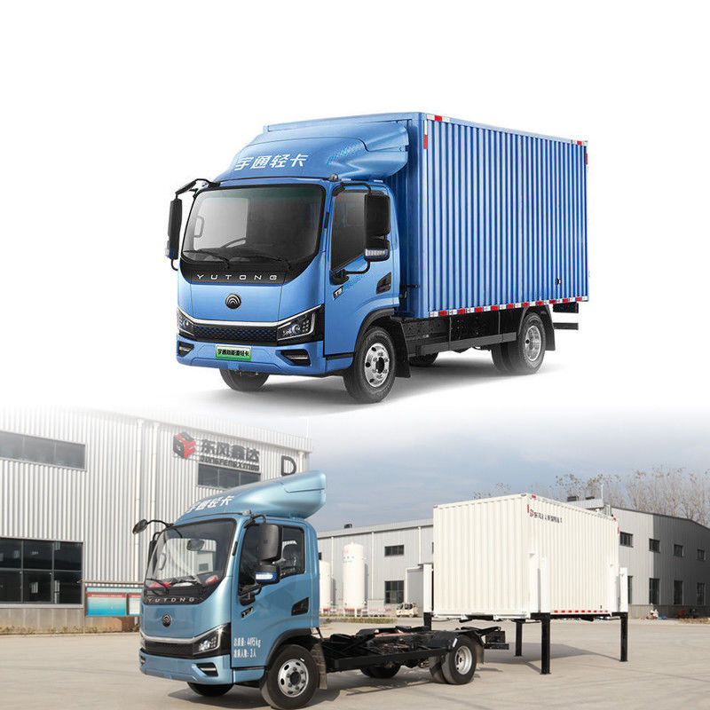 Electric Cargo Van Trucks For Urban Distribution 4*2 19cbm 45cbm 59cbm Detachable