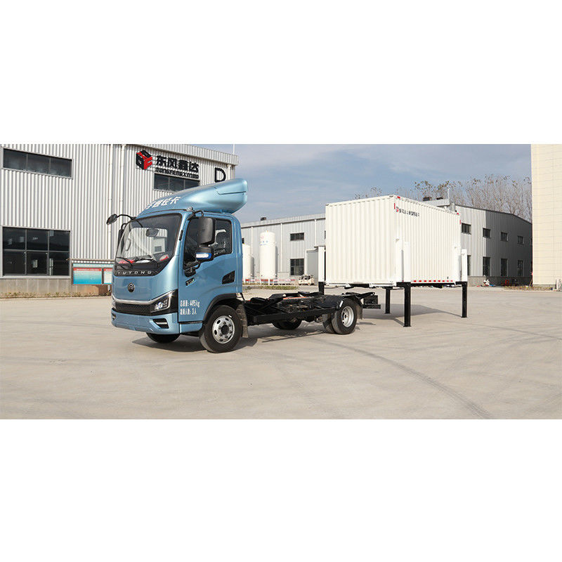 Electric Cargo Van Trucks For Urban Distribution 4*2 19cbm 45cbm 59cbm Detachable