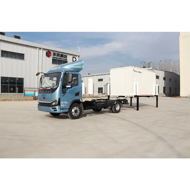 Detachable Body Electric Dry Van Cargo Truck for Single Row Seat and Hydraulic Outriggers