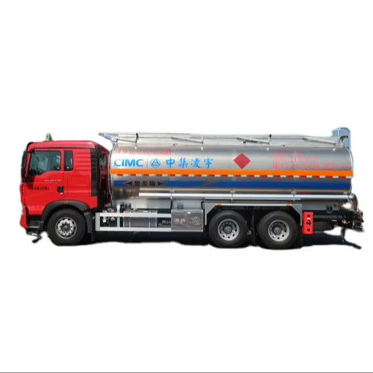 CIMC LINYU 6*4 24m3 Aluminum Alloy Tanker Truck for Flammable Liquid Fuel Transport