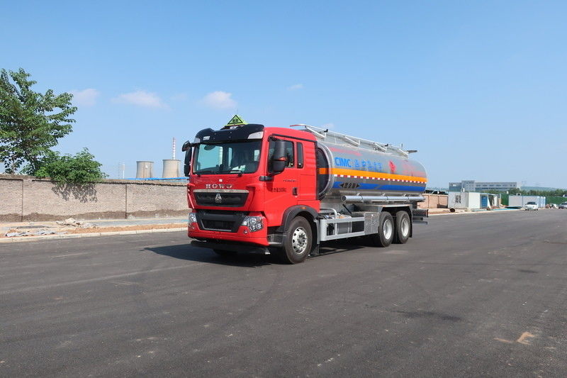 CIMC LINYU 6*4 24m3 Aluminum Alloy Tanker Truck for Flammable Liquid Fuel Transport
