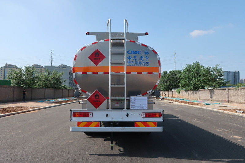 CIMC LINYU 6*4 24m3 Aluminum Alloy Tanker Truck for Flammable Liquid Fuel Transport