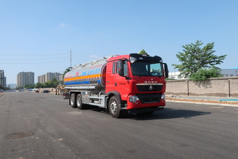 CIMC LINYU 6*4 24m3 Aluminum Alloy Tanker Truck for Flammable Liquid Fuel Transport