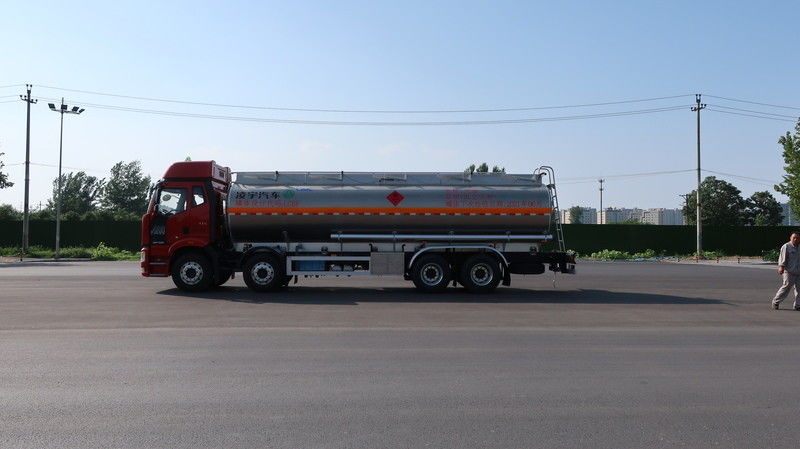 CIMC LINYU FAW 8*4 31 Cub Aluminum Alloy Diesel Tanker Truck Petrol Fuel Transport Truck