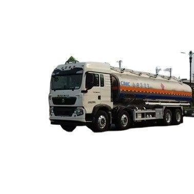 CIMC LINYU 8*4 30m3 SINO Aluminum Alloy Diesel Tanker Truck for Liquid Fuel Transport