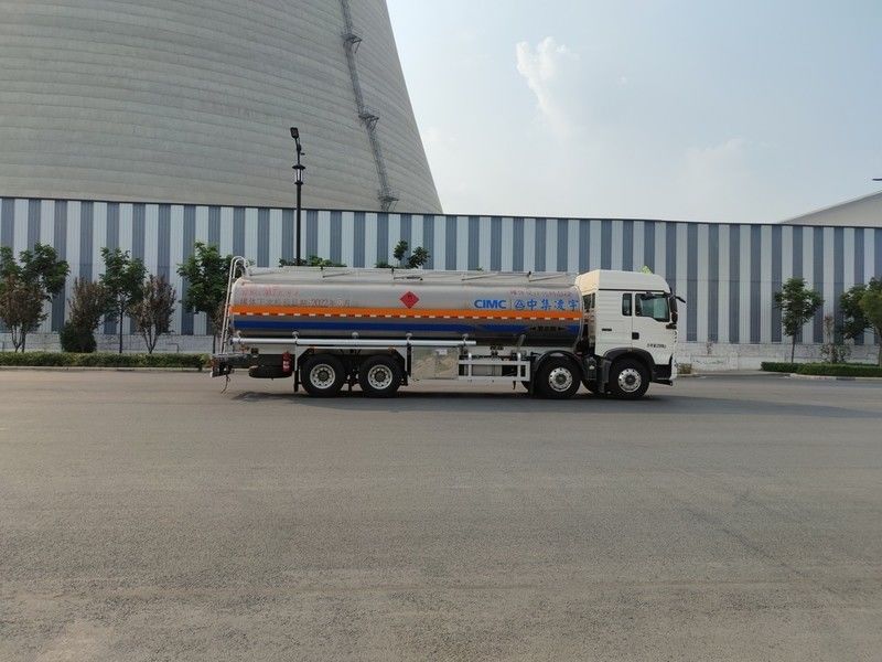 CIMC LINYU 8*4 30m3 SINO Aluminum Alloy Diesel Tanker Truck for Liquid Fuel Transport