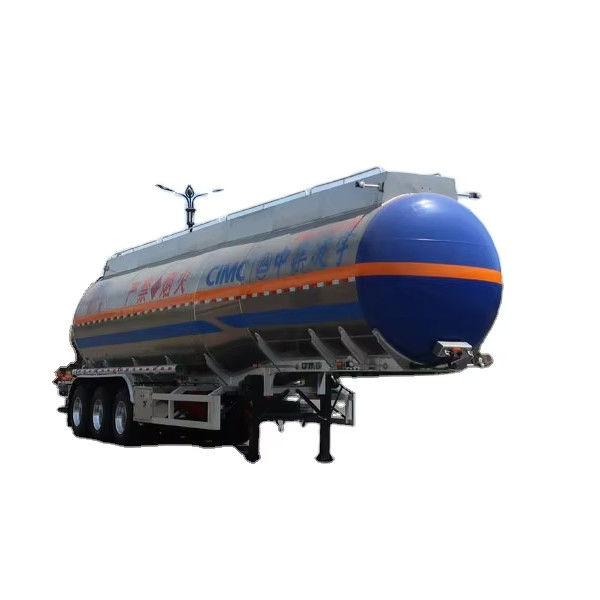 Insulation 45.5m3 3 Axles Flammable Liquid Semi Trailer for Liquid Transport Vehicle