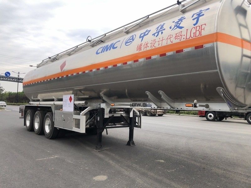 3 Axle 44m3 Liquid Petrol Aviation Kerosene Jet Fuel Transport Semi Trailer Tanker