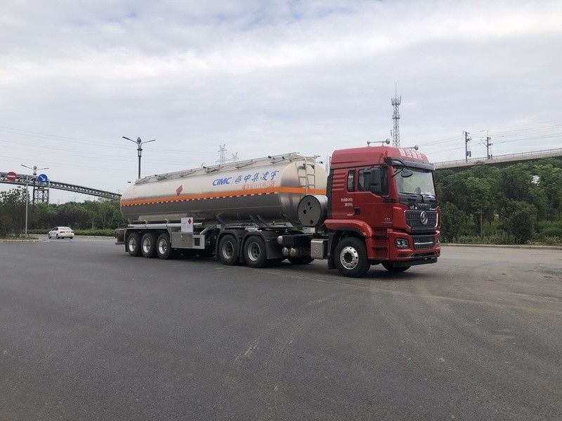 3 Axle 44m3 Liquid Petrol Aviation Kerosene Jet Fuel Transport Semi Trailer Tanker